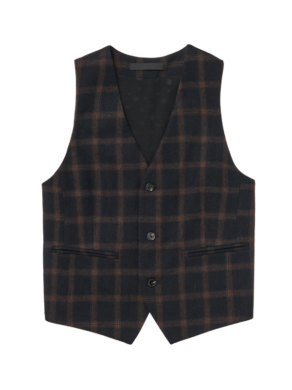 Caldwell Plaid Vest