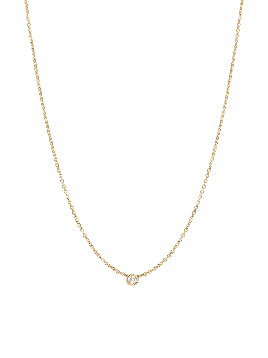 Diamond Solitaire Necklace